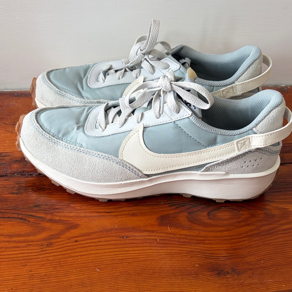 Women's Gray and White Sneakers